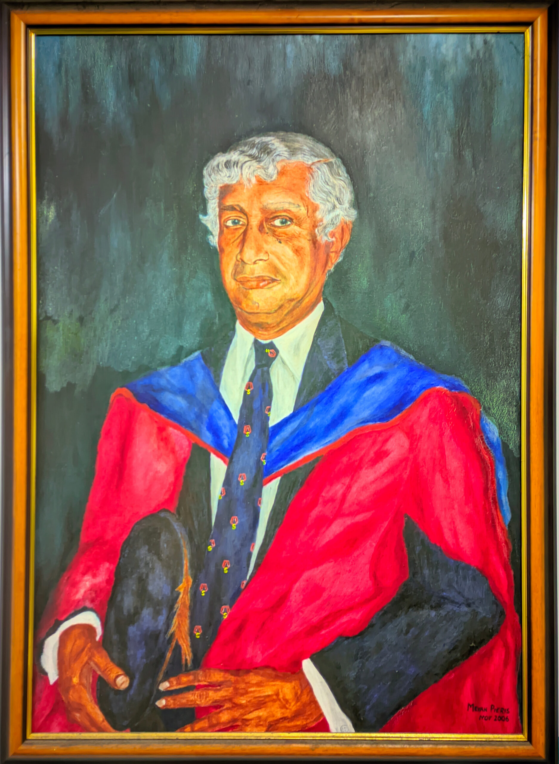 Portrait of Prof. H. D. Gunawardhana